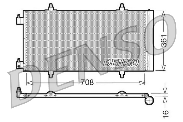 DENSO DCN07011 Kondenzátor,...