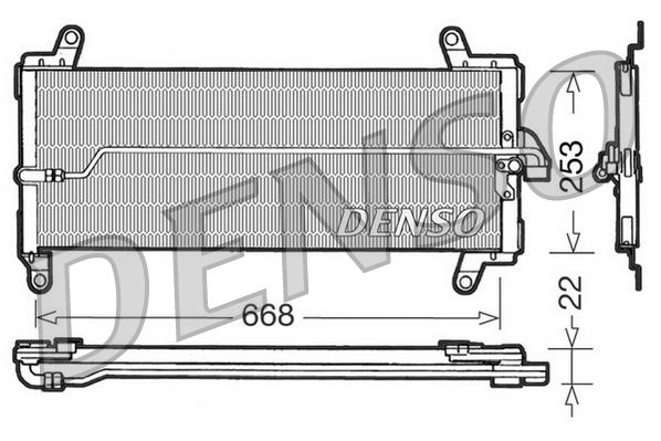 DENSO DCN09002 Condensatore, Climatizzatore