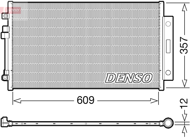 DENSO DCN09004 Condensatore, Climatizzatore