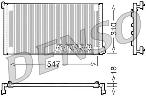 DENSO DCN09011 Condenser,...