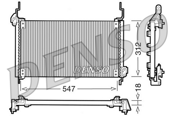 DENSO DCN09015 Condenser,...