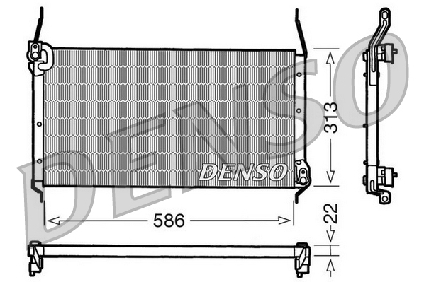 DENSO DCN09017 Condenser,...