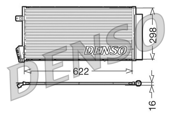 DENSO DCN09018 Condensatore, Climatizzatore