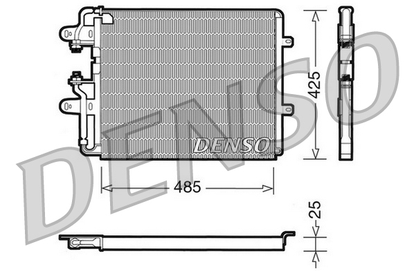 DENSO DCN09030 Condenser,...