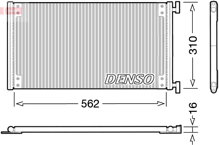 DENSO DCN09040 Condensatore, Climatizzatore-Condensatore, Climatizzatore-Ricambi Euro