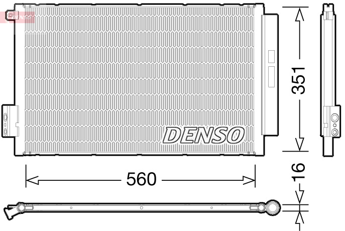 DENSO DCN09043 Condenser,...