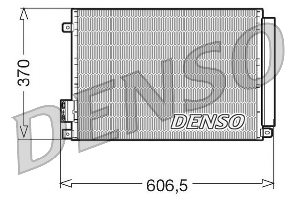 DENSO DCN09045 Condensatore, Climatizzatore