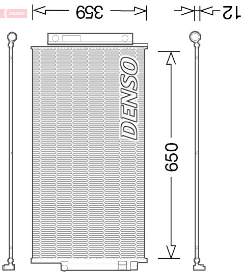 DENSO DCN09047 Condensatore, Climatizzatore-Condensatore, Climatizzatore-Ricambi Euro