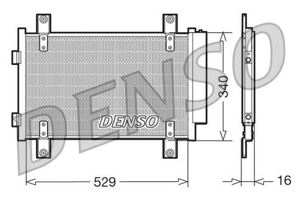 DENSO DCN09049 Condensatore, Climatizzatore