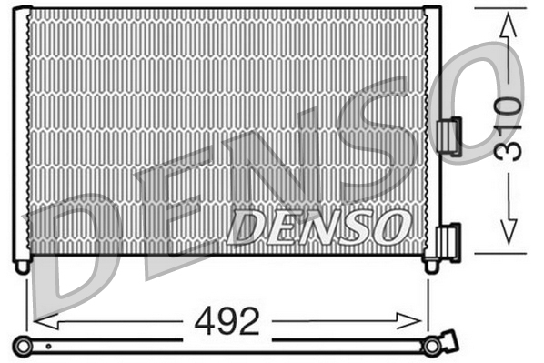 DENSO DCN09071 Condensatore, Climatizzatore