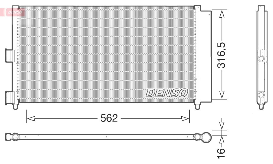 DENSO DCN09072 Condenser,...