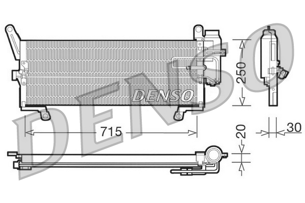 DENSO DCN09094 Condensatore, Climatizzatore