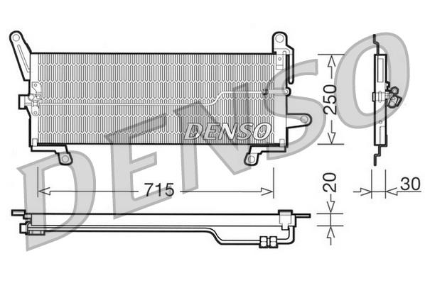 DENSO DCN09097 Condensatore, Climatizzatore