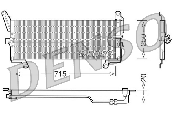 DENSO DCN09098 Condensatore, Climatizzatore-Condensatore, Climatizzatore-Ricambi Euro