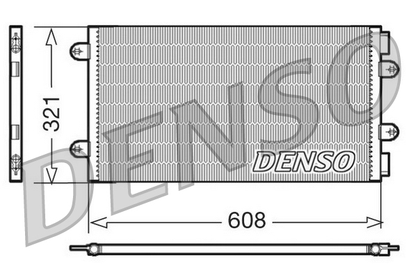 DENSO DCN09104 Condensatore, Climatizzatore-Condensatore, Climatizzatore-Ricambi Euro