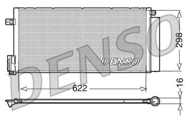 DENSO DCN09110 Condenser,...