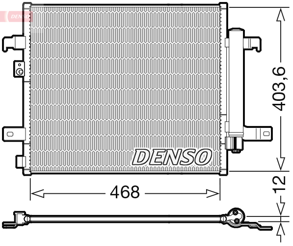 DENSO DCN09124 Condensatore, Climatizzatore-Condensatore, Climatizzatore-Ricambi Euro