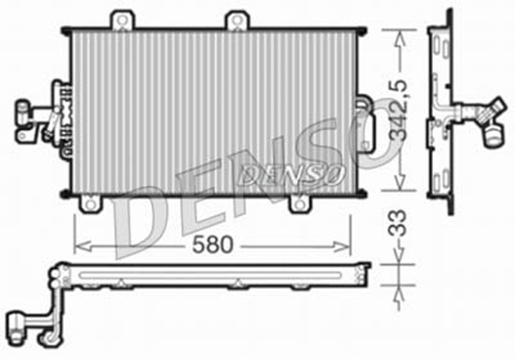 DENSO DCN09140 Condenser,...