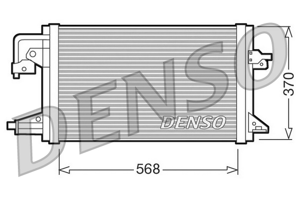 DENSO DCN10001 Condensatore, Climatizzatore-Condensatore, Climatizzatore-Ricambi Euro