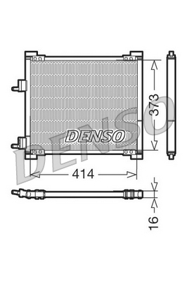 DENSO DCN10015 Condensatore, Climatizzatore