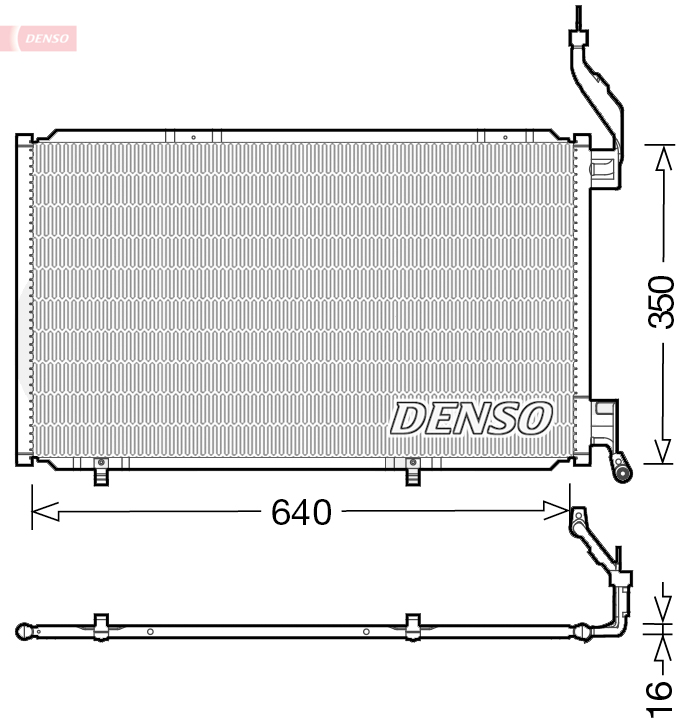 DENSO DCN10033 Condenser,...