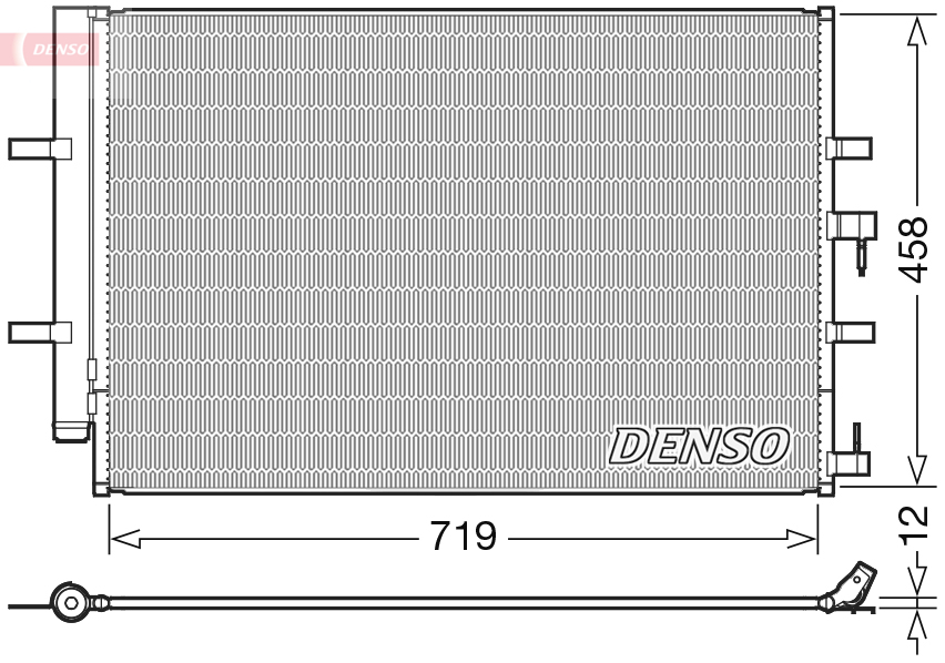 DENSO DCN10036 Condensatore, Climatizzatore