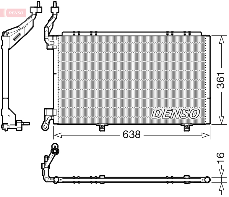 DENSO DCN10040 Condenser,...