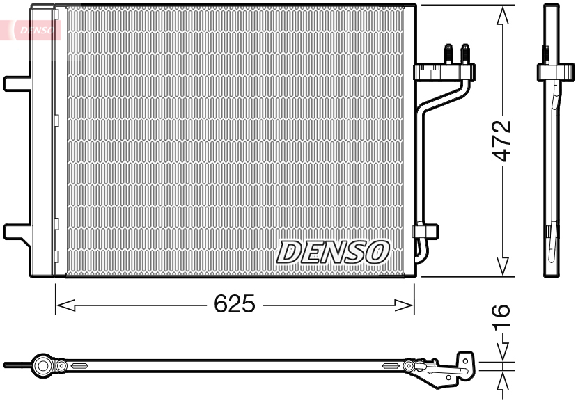 DENSO DCN10047 Condensatore, Climatizzatore