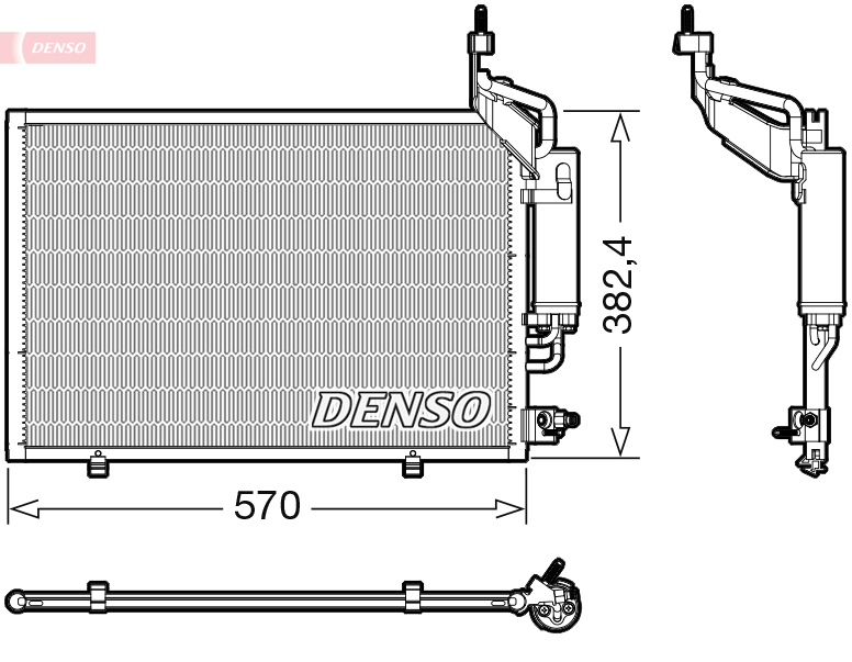 DENSO DCN10050 Condensatore, Climatizzatore