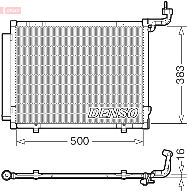 DENSO DCN10057 кондензатор,...