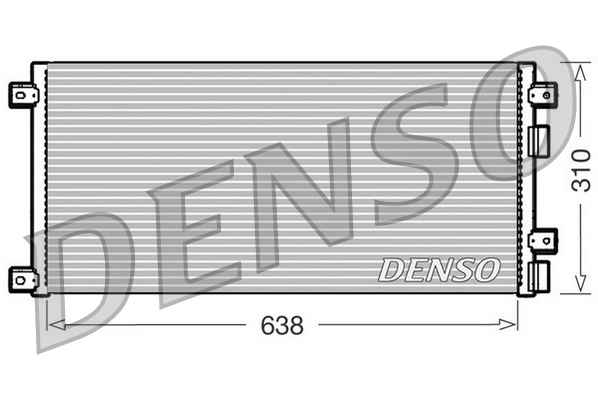 DENSO DCN12002 Condenser,...