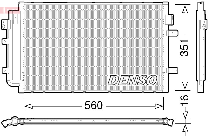 DENSO DCN12005 Condensatore, Climatizzatore