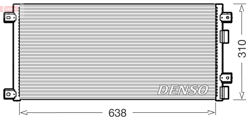 DENSO DCN12006 Condensatore, Climatizzatore-Condensatore, Climatizzatore-Ricambi Euro