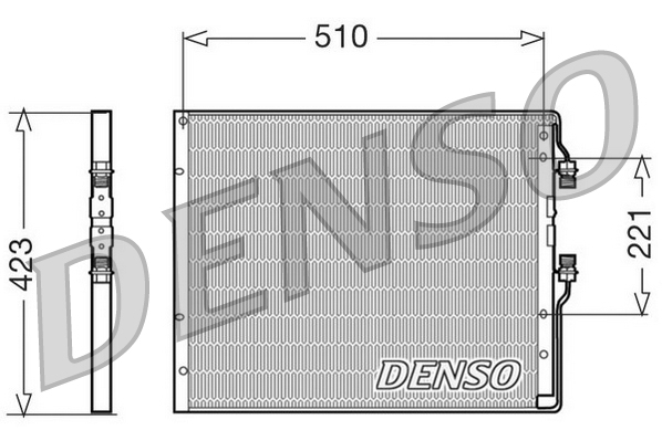 DENSO DCN12100 Condenser,...