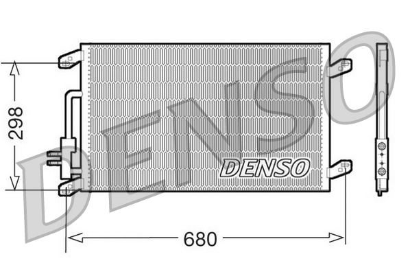 DENSO DCN13016 Condensatore, Climatizzatore