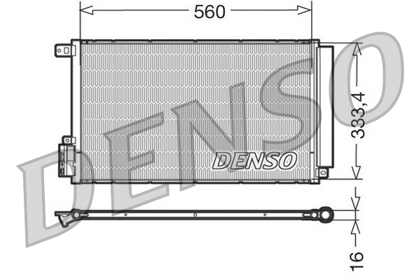 DENSO DCN13109 Condensatore, Climatizzatore-Condensatore, Climatizzatore-Ricambi Euro