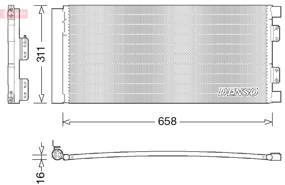 DENSO DCN14002 Condenser,...