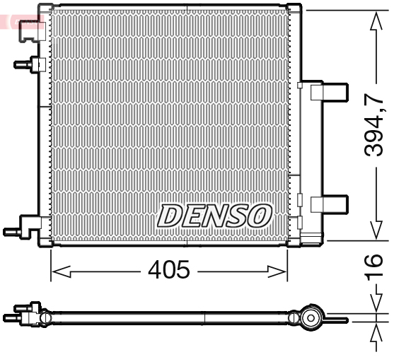 DENSO DCN15006 Condensatore, Climatizzatore-Condensatore, Climatizzatore-Ricambi Euro