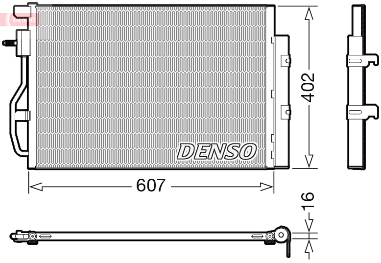 DENSO DCN15008 Condensatore, Climatizzatore