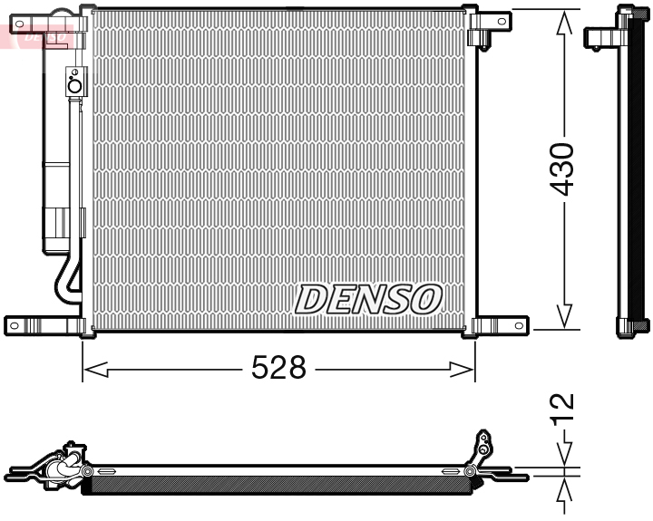 DENSO DCN15009 Condensatore, Climatizzatore