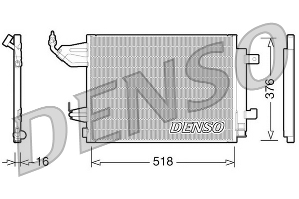 DENSO DCN16001 Condenser,...