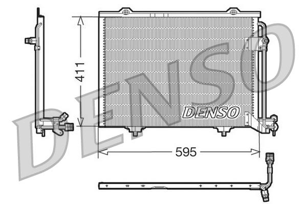 DENSO DCN17011 Condensatore, Climatizzatore-Condensatore, Climatizzatore-Ricambi Euro