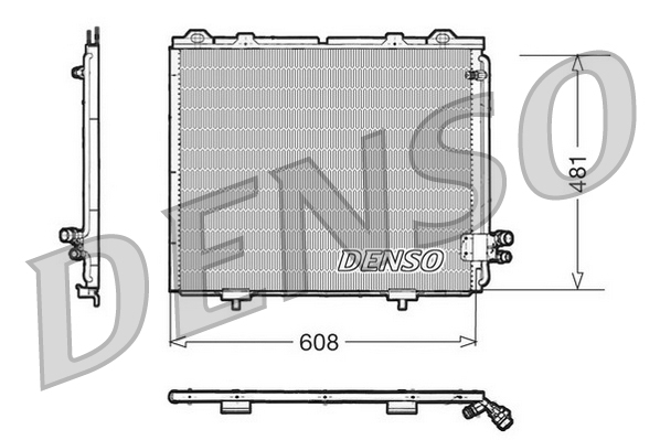 DENSO DCN17017 Condensatore, Climatizzatore-Condensatore, Climatizzatore-Ricambi Euro