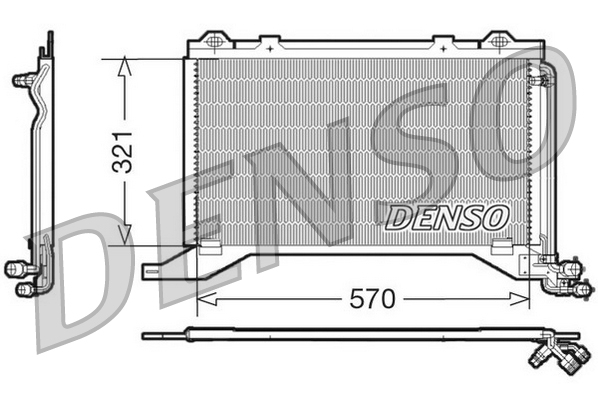 DENSO DCN17019 Condensatore, Climatizzatore-Condensatore, Climatizzatore-Ricambi Euro
