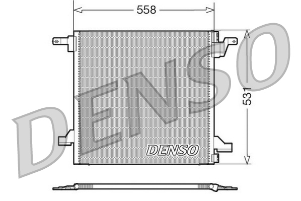 DENSO DCN17022 Condensatore, Climatizzatore-Condensatore, Climatizzatore-Ricambi Euro