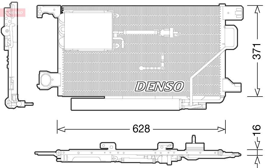 DENSO DCN17024 Condenser,...