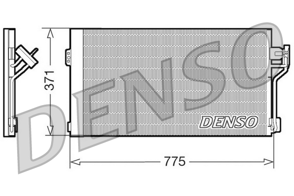 DENSO DCN17050 Condensatore, Climatizzatore-Condensatore, Climatizzatore-Ricambi Euro
