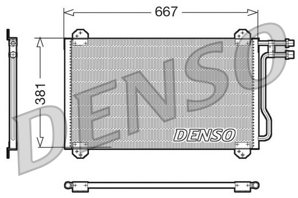 DENSO DCN17055 Condensatore, Climatizzatore-Condensatore, Climatizzatore-Ricambi Euro