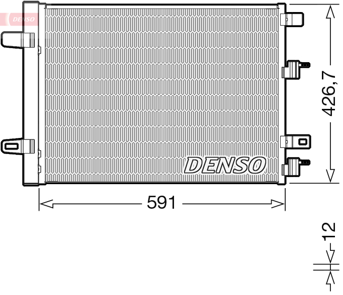 DENSO DCN17063 Kondenzátor,...