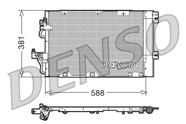 DENSO DCN20010 Condensatore, Climatizzatore